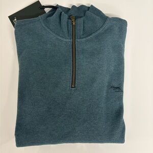 Rodd & Gunn Alton Ave Sweatshirt Men’s Large Evergreen Quarter Zip NWT